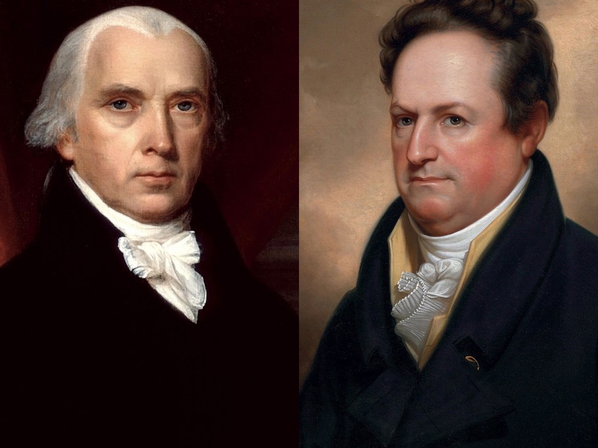 1812 – JAMES MADISON VS DEWITT&nbsp;CLINTON