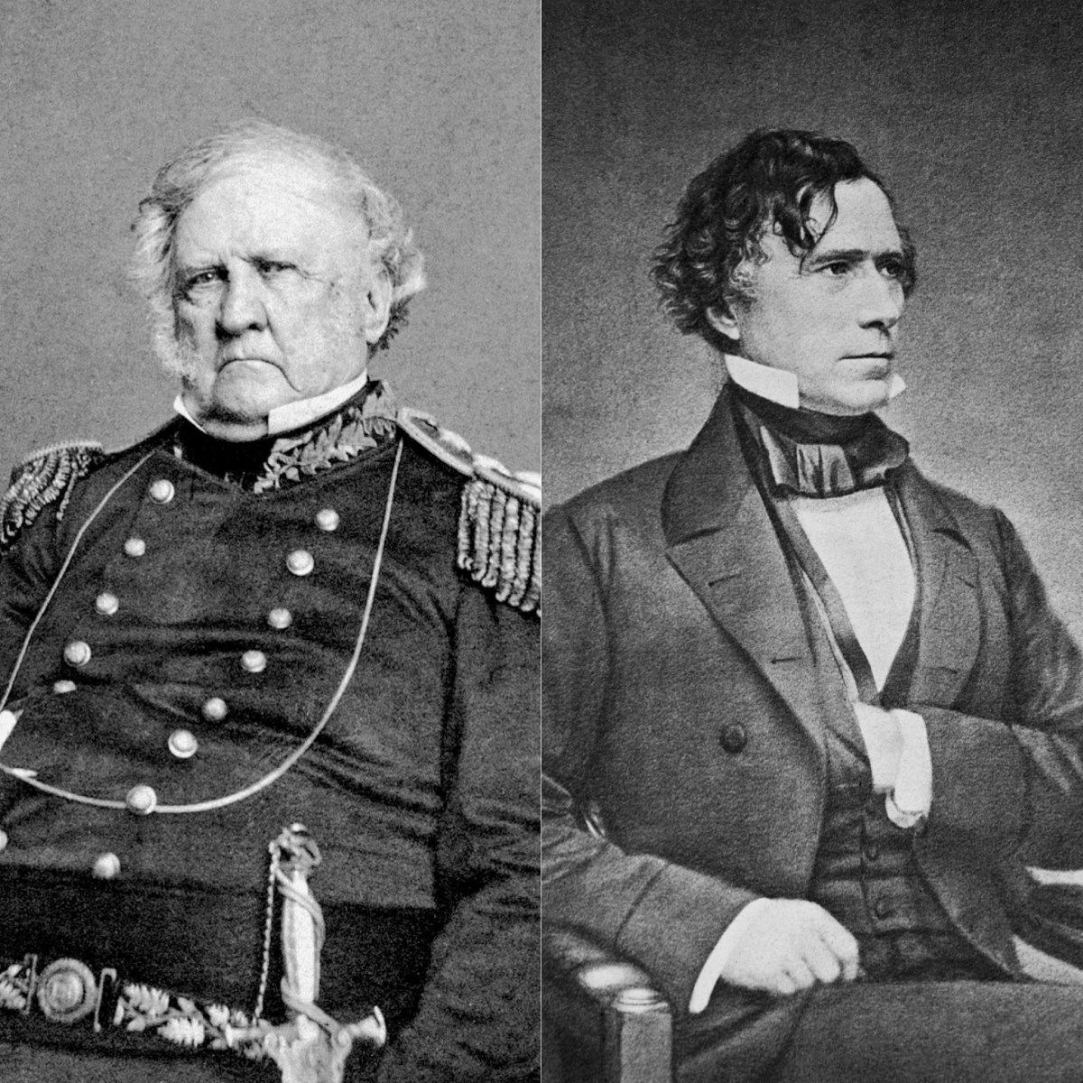 1852 – WINFIELD SCOTT VS FRANKLIN PIERCE VS 3RD&nbsp;PARTIES