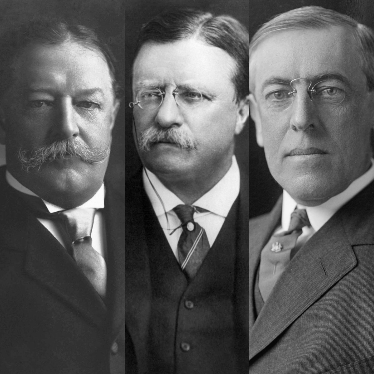 1912 – WILLIAM H. TAFT VS WOODROW WILSON VS THEODORE&nbsp;ROOSEVELT