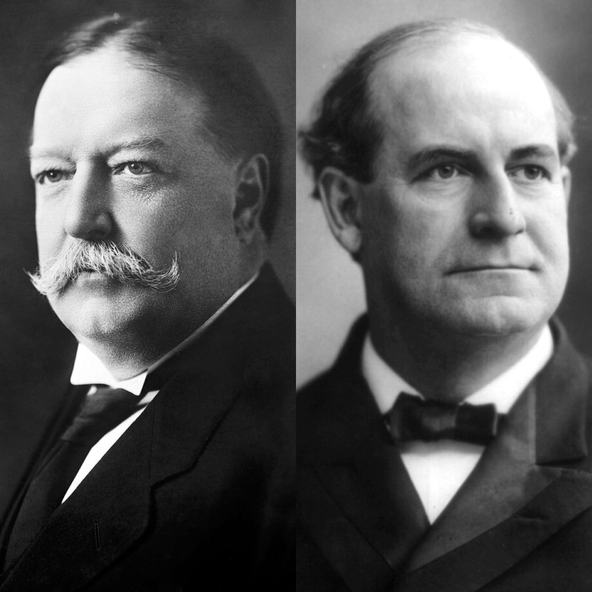 1908 – WILLIAM H. TAFT VS WILLIAM JENNINGS&nbsp;BRYAN