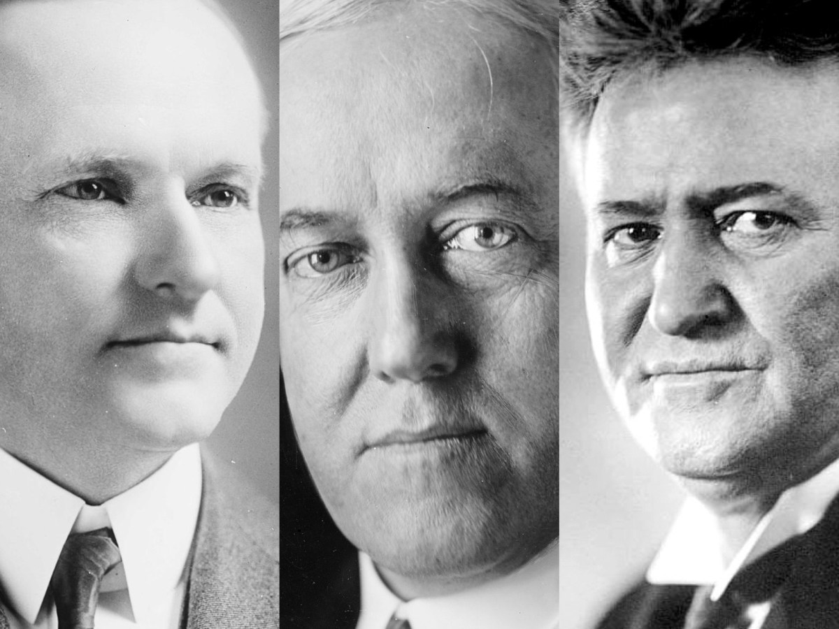1924 – CALVIN COOLIDGE VS JOHN W. DAVIS VS “FIGHTING BOB” LA&nbsp;FOLLETTE