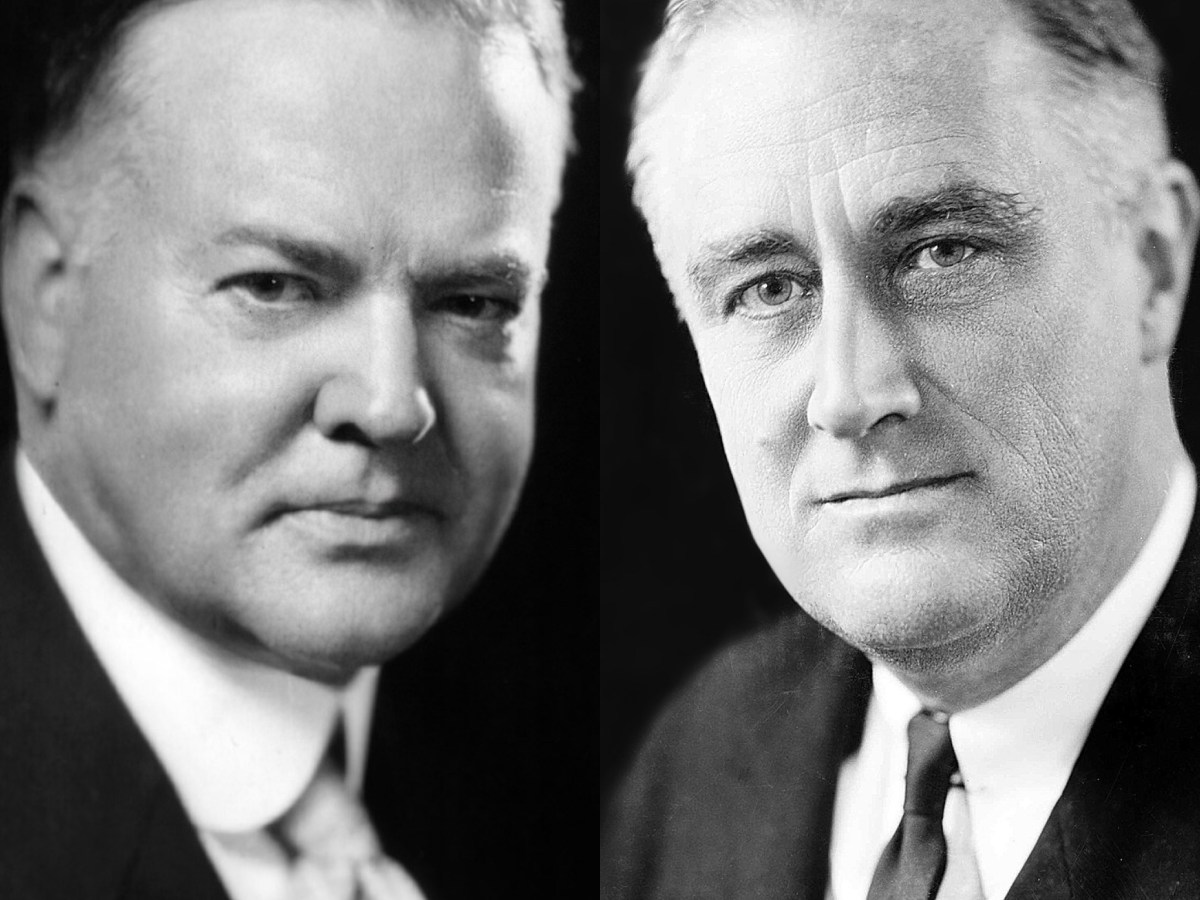 1932 – HERBERT HOOVER VS FRANKLIN D.&nbsp;ROOSEVELT
