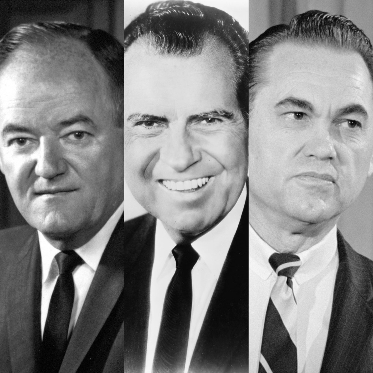 1968 – HUBERT HUMPHREY VS RICHARD NIXON VS GEORGE&nbsp;WALLACE