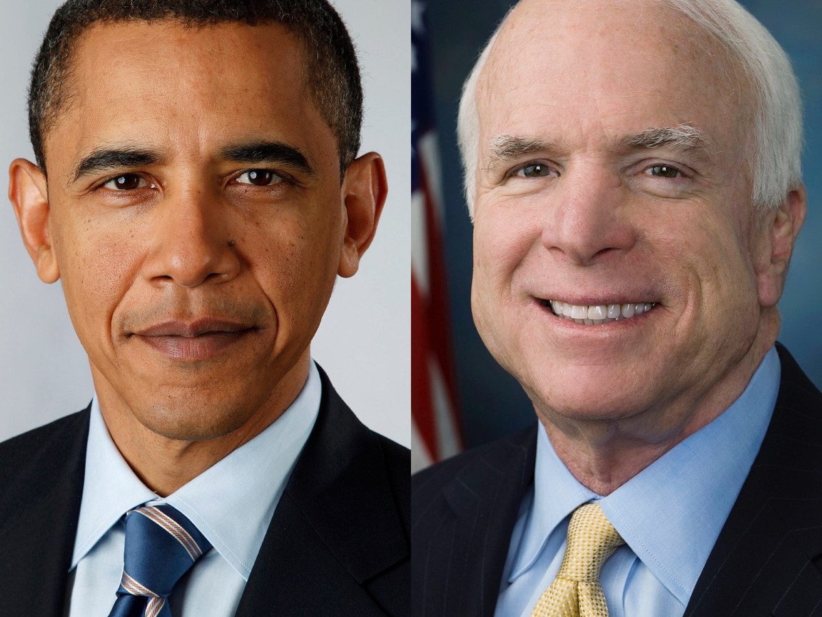 2008 – BARACK OBAMA VS JOHN&nbsp;MCCAIN